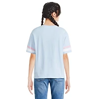 Disney Girls' Stitch Varsity Tee