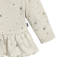 Modern Moments by Gerber - 2 piece Peplum Top + Pants Hacci Set