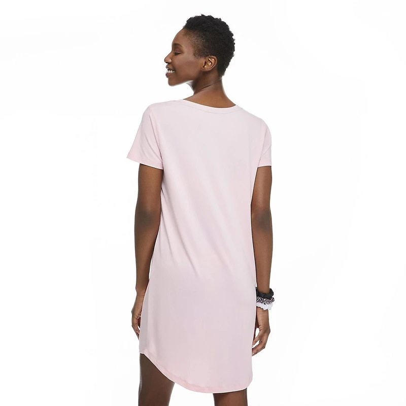 Ensemble composé d’une chemise de nuit avec imprimé graphique et de chouchous agencés George pour femmes