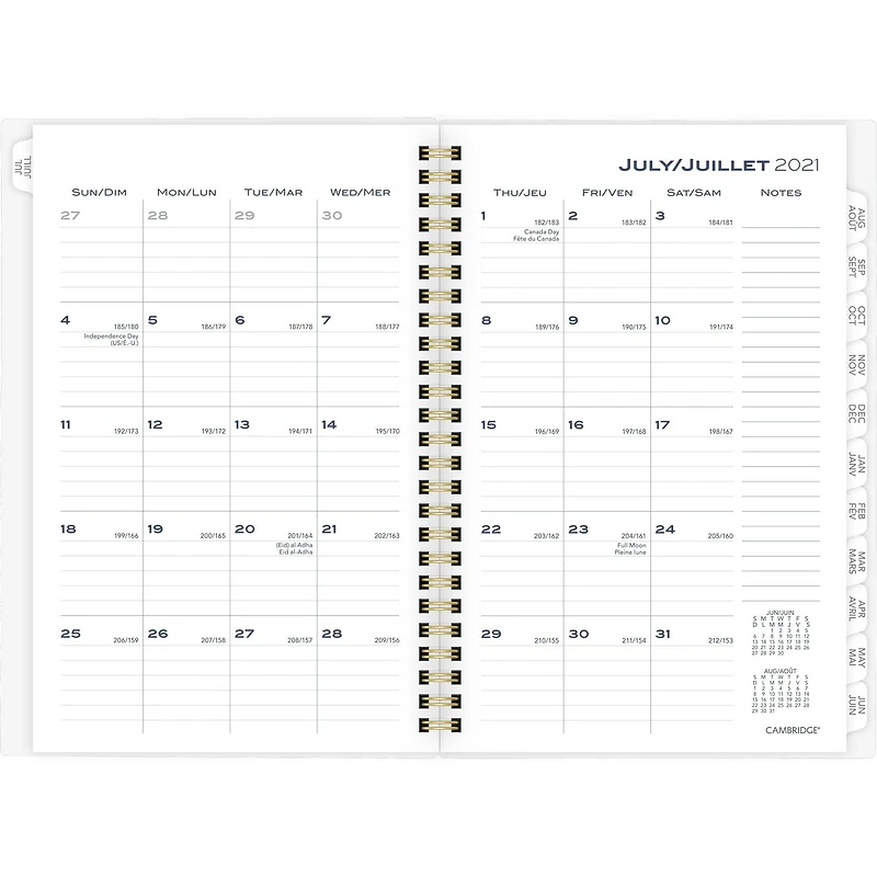 Cambridge Floral 18-Month Medium Planner