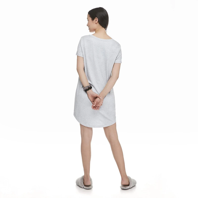 Ensemble composé d’une chemise de nuit avec imprimé graphique et de chouchous agencés George pour femmes