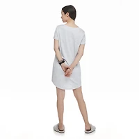 Ensemble composé d’une chemise de nuit avec imprimé graphique et de chouchous agencés George pour femmes