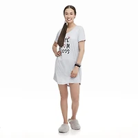 Ensemble composé d’une chemise de nuit avec imprimé graphique et de chouchous agencés George pour femmes