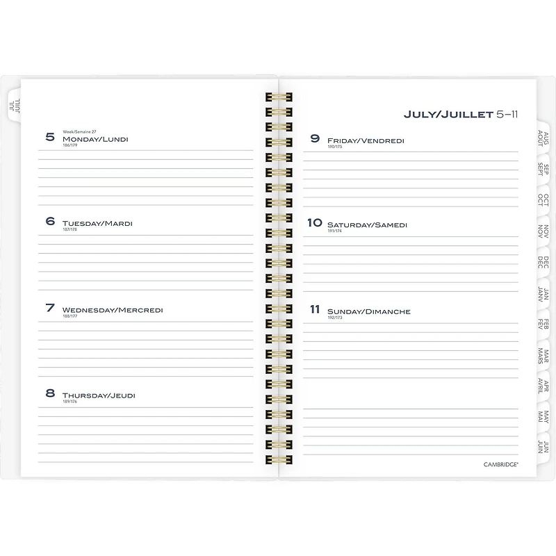 Cambridge Floral 18-Month Medium Planner