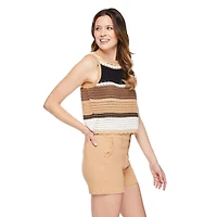 Débardeur crocheté George pour femmes Tailles TP–TTG