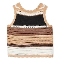 Débardeur crocheté George pour femmes Tailles TP–TTG