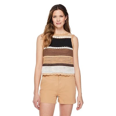 Débardeur crocheté George pour femmes Tailles TP–TTG