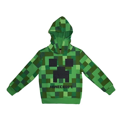 Boys Minecraft Creeper Forever Hoodie