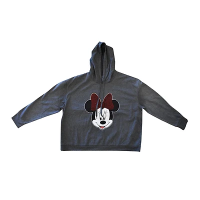 Pull Minnie Mouse gris foncé pour femme
