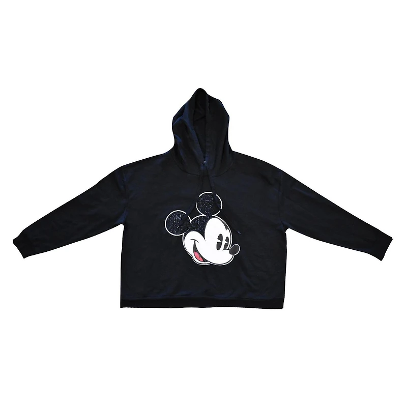 Pull noir Mickey Mouse pour femme
