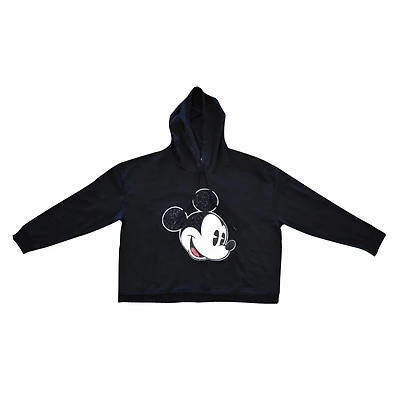 Pull noir Mickey Mouse pour femme