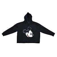 Pull noir Mickey Mouse pour femme