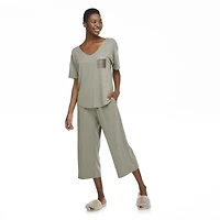 T-shirt de pyjama avec pochette George pour femmes