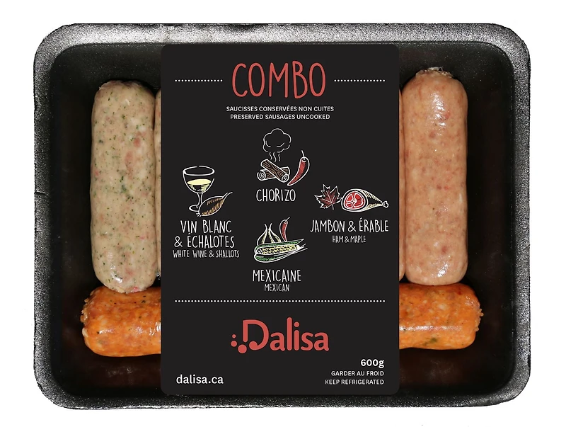 Dalisa Combo 4 saveurs Découverte 600g