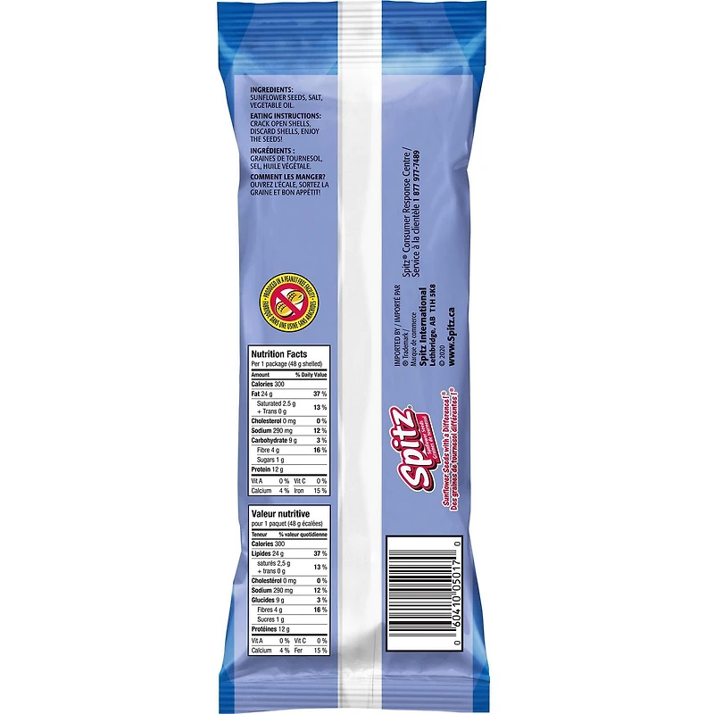 Spitz Graines de tournesol Salées