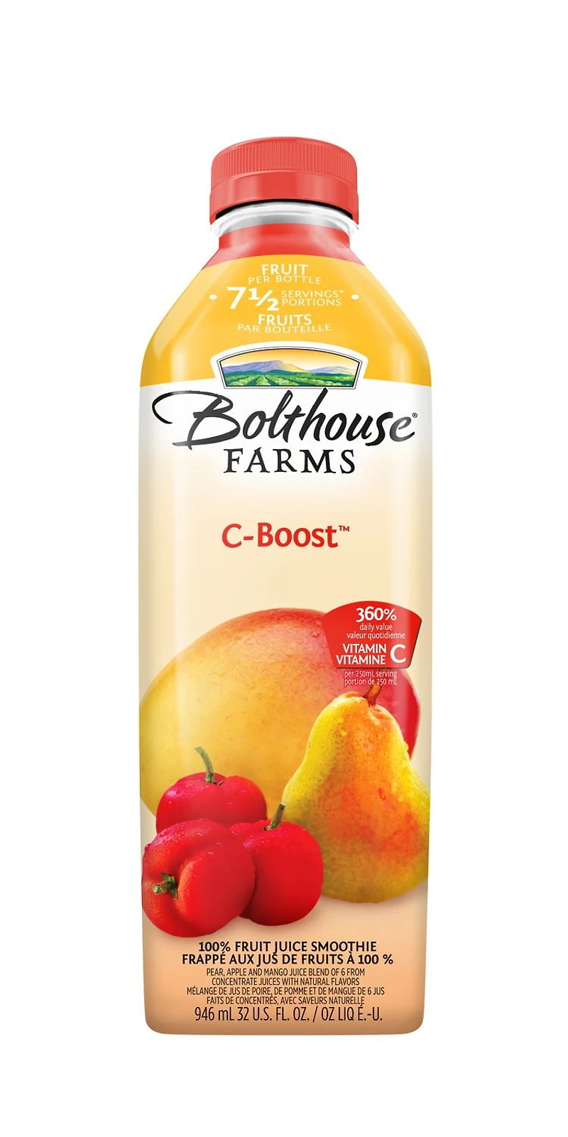 Bolthouse Farms C-Boost Fruit Juice Smoothie, 946 mL