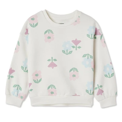 Chandail en coton ouaté George pour petites filles Tailles 2T-5T