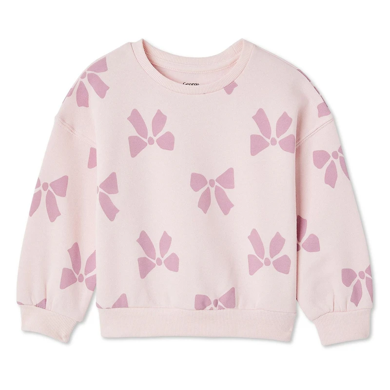 Chandail en coton ouaté George pour petites filles Tailles 2T-5T