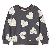 George Toddler Girls' Fleece Sweatshirt, Sizes 2T-5T
