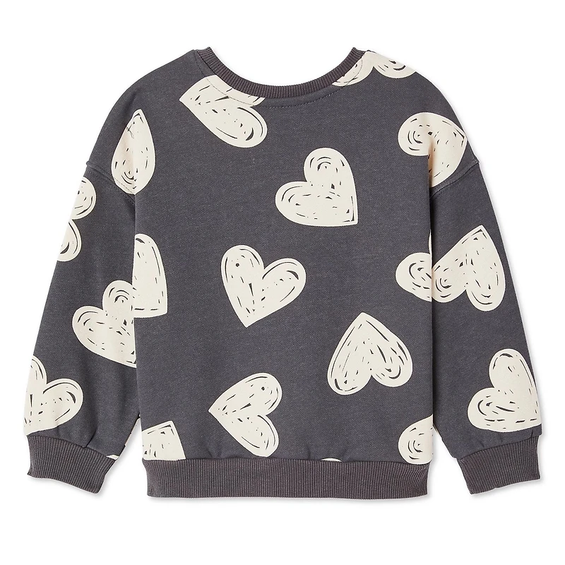George Toddler Girls' Fleece Sweatshirt, Sizes 2T-5T