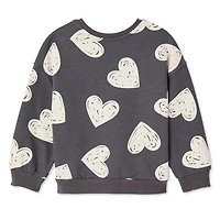 George Toddler Girls' Fleece Sweatshirt, Sizes 2T-5T