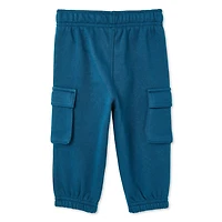 Jogger en molleton à poches cargo George pour bébés garçons Tailles 0-24 mois