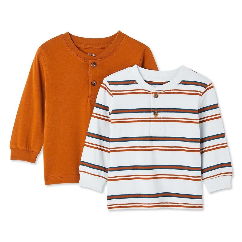 George Baby Boys' Henley Tee 2-Pack