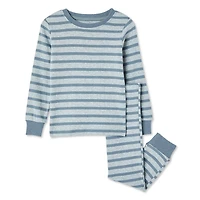Pyjama 2 pièces en tricot côtelé George pour petits garçons Tailles 2T-5T