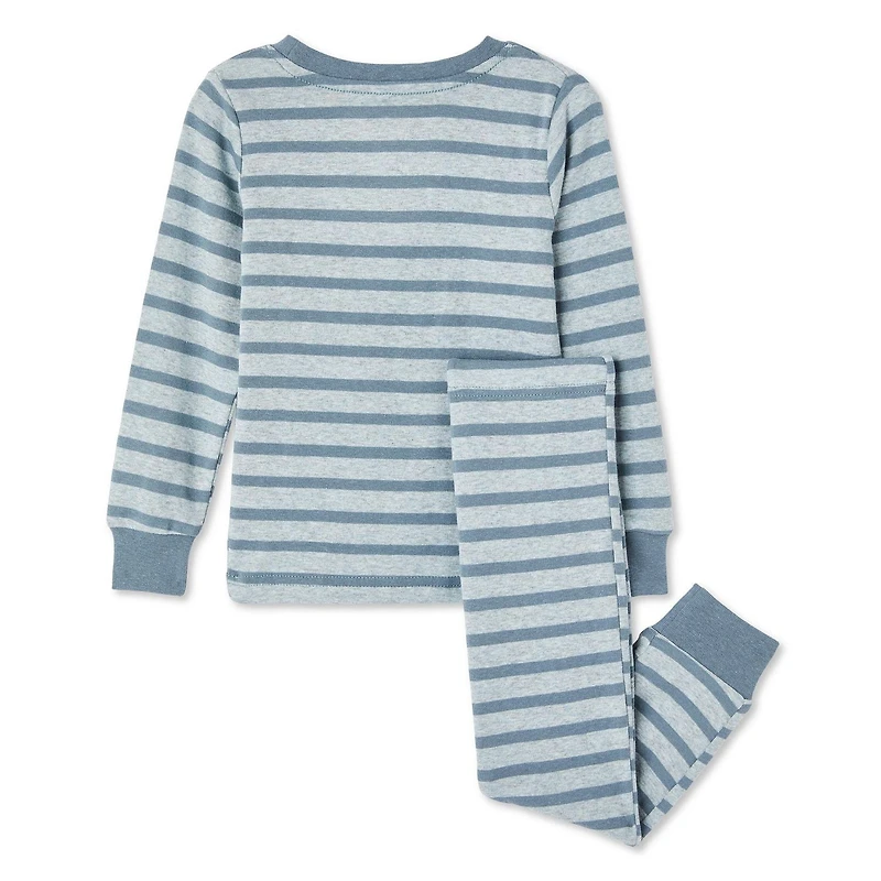 Pyjama 2 pièces en tricot côtelé George pour petits garçons Tailles 2T-5T