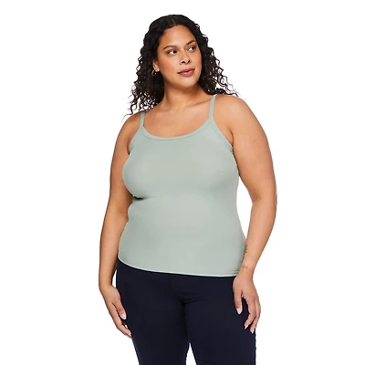 George Women's Plus Rib Tank, Sizes 1X-4X