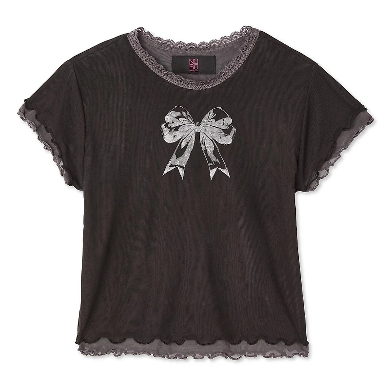 T-shirt en maille No Boundaries pour femmes