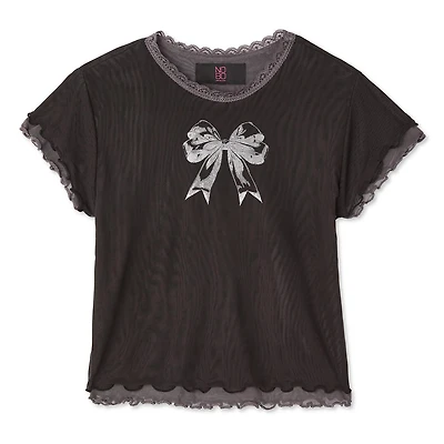 T-shirt en maille No Boundaries pour femmes