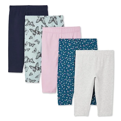 George Baby Girls' Legging 5-Pack