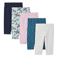George Baby Girls' Legging 5-Pack