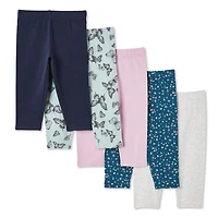George Baby Girls' Legging 5-Pack