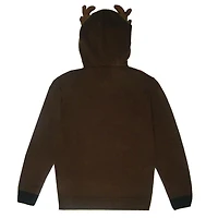 George Ugly Christmas Rudolph Hooded Tunic Sweater