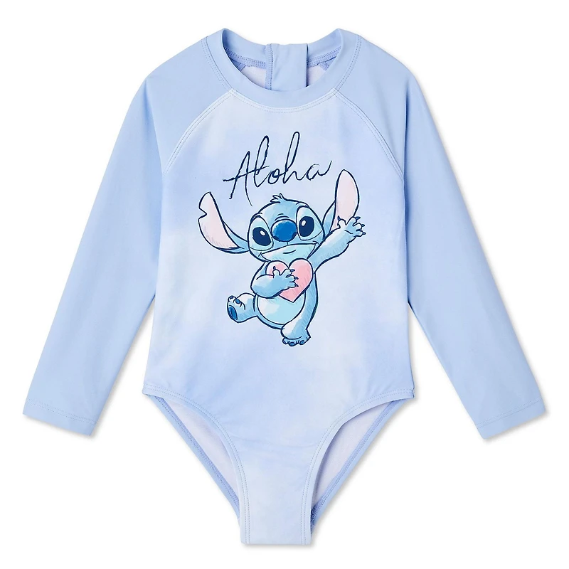 Disney Toddler Girls' Stitch Rash Guard