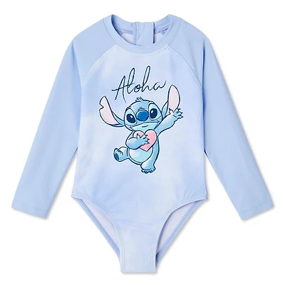 Disney Toddler Girls' Stitch Rash Guard