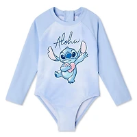 Disney Toddler Girls' Stitch Rash Guard