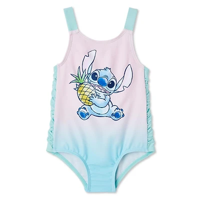Maillot de bain Stitch Disney pour petites filles Tailles 2T-5T