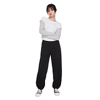 My Sister's Closet Girls' Long Sleeve Crewneck Fooler Tee, Sizes S-XXL