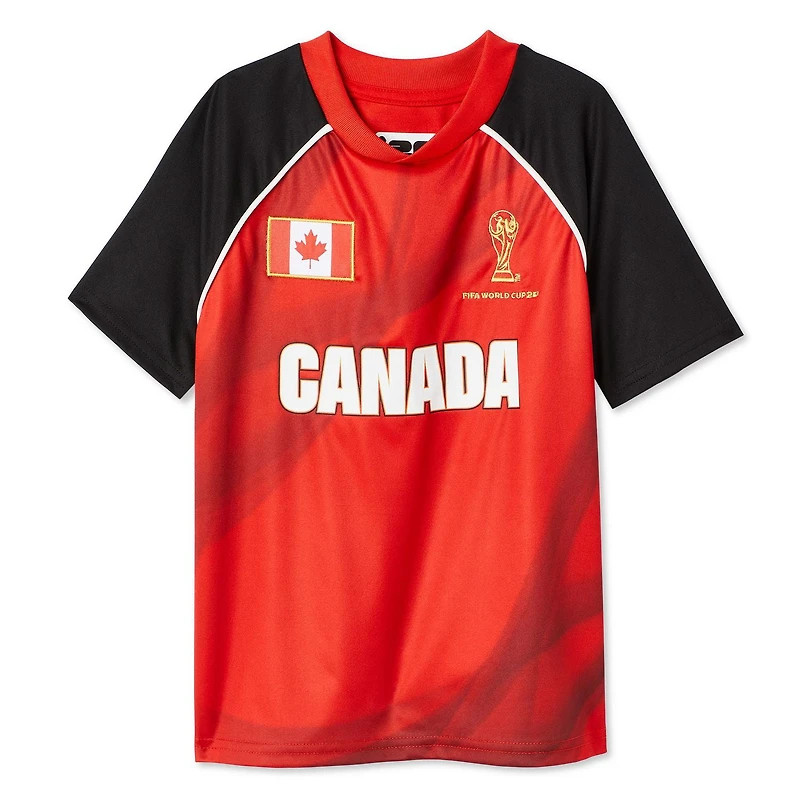 Maillot Canada FIFA pour garçons Tailles TP–TG