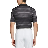 Polo de golf de manga corta a rayas para hombre