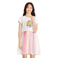 Robe Tutu princesse Peach pour filles