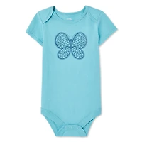 George Baby Girls' Graphic Bodysuit, Sizes 0-24 months