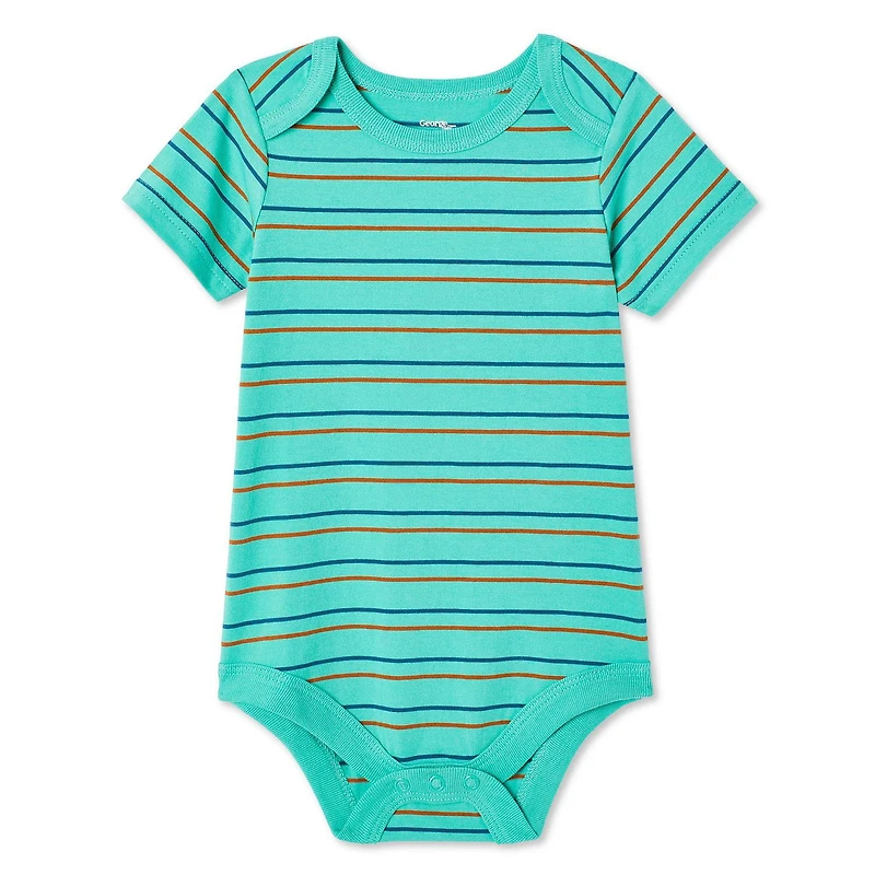 Cache-couche à manches courtes George pour bébés garçons Tailles 0-24 mois