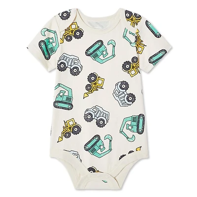 George Baby Boys' Printed Bodysuit, Sizes 0-24 months