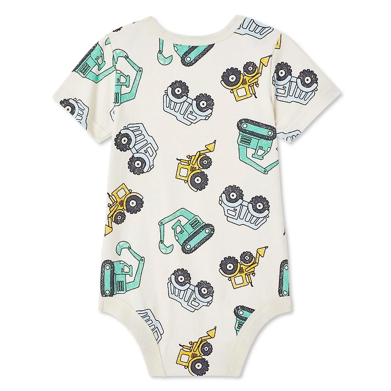 George Baby Boys' Printed Bodysuit, Sizes 0-24 months
