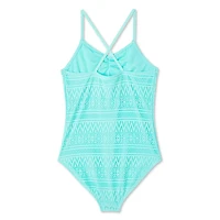 George Girls' Crochet Swimsuit 1-Piece, Sizes XS-XL