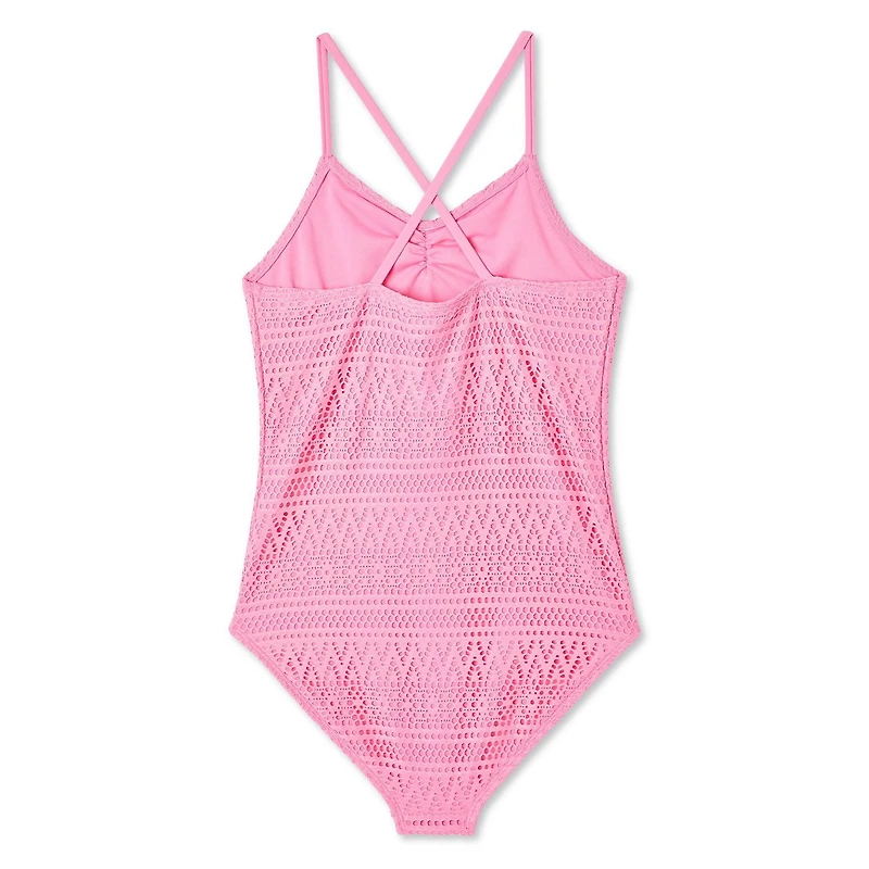 George Girls' Crochet Swimsuit 1-Piece